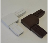 Соединительный Угол для москитной сетки ABS (бел/кор)