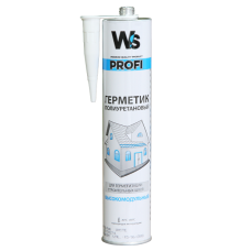 Герметик WindowSystem (WS) PU Sealant HM (белый) , 300 мл, полиуретановый, высокомодульный